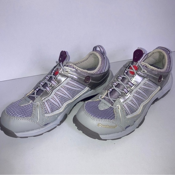 Dunham Shoes - Dunham waffle stompers hiking Women's Gray silver purple Athletic Shoes 8.5